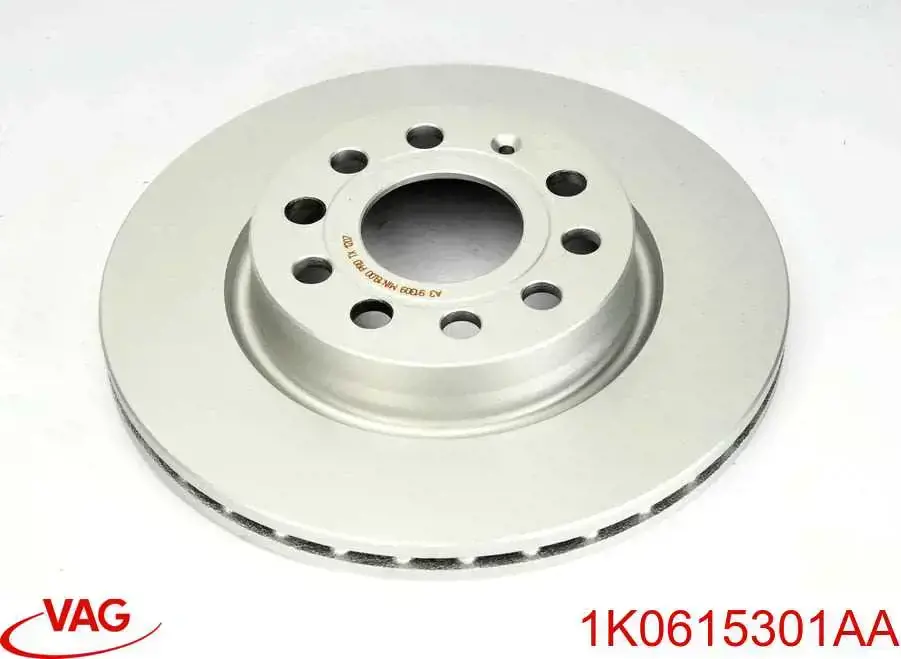 1K0615301AA VAG Диск тормозной передний