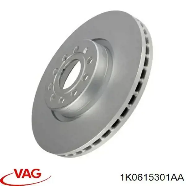 1K0615301AA VAG Диск тормозной передний