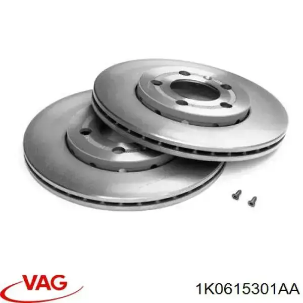 Купить 1K0615301AA VAG Ротор тормозной