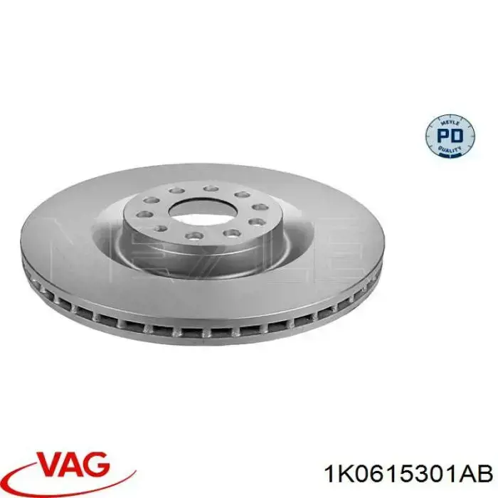 Передние тормозные диски 1K0615301AB VAG