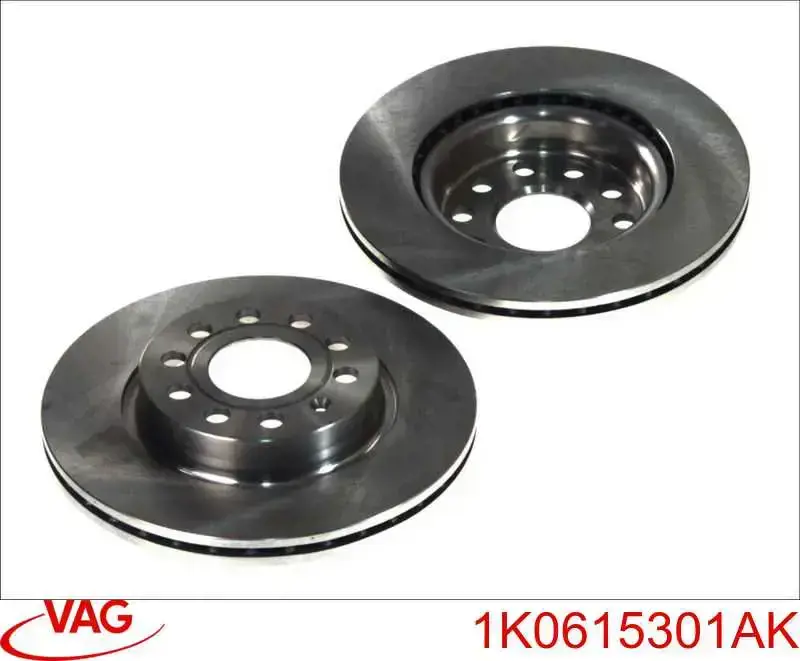 Тормоз дисковый передний VAG 1K0615301AK цена, от 12.66 USD