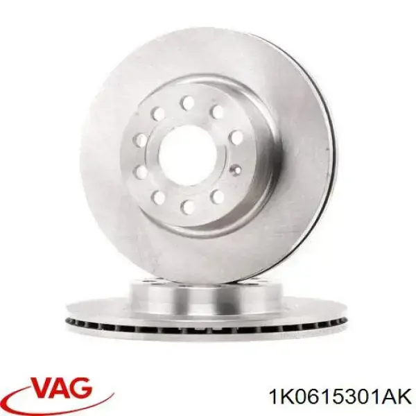 Купить 1K0615301AK VAG Ротор тормозной