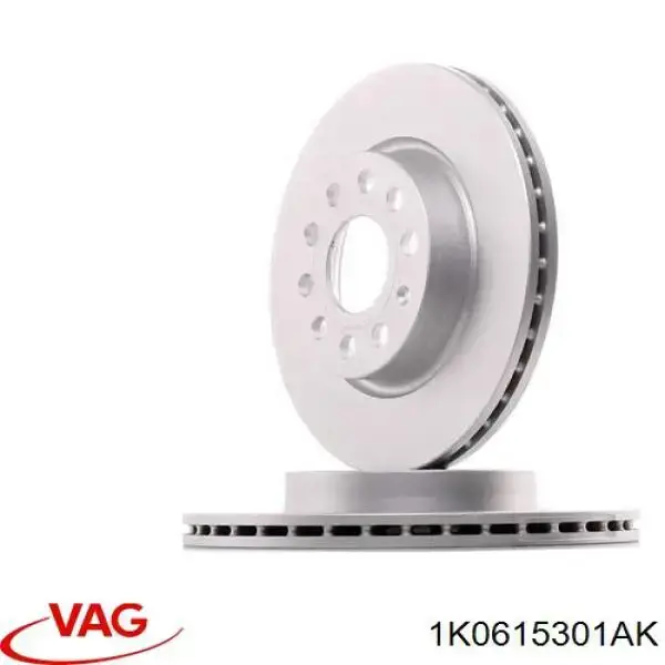 Передние тормозные диски 1K0615301AK VAG