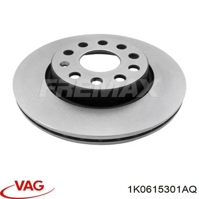 Передние тормозные диски 1K0615301AQ VAG