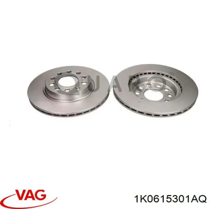 Купить 1K0615301AQ VAG Ротор тормозной