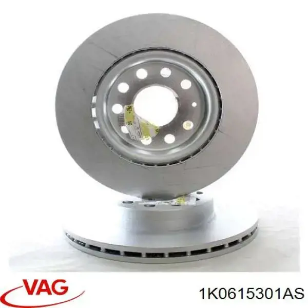 1K0615301AS VAG Диск тормозной передний
