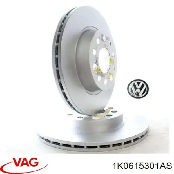 Тормоз дисковый передний VAG 1K0615301AS цена, от 47.81 USD