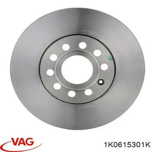 1K0615301K VAG диск тормозной передний