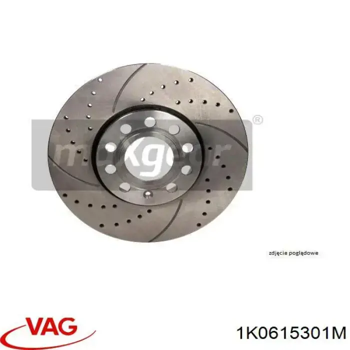 Передний тормозной диск VAG 1K0615301M
