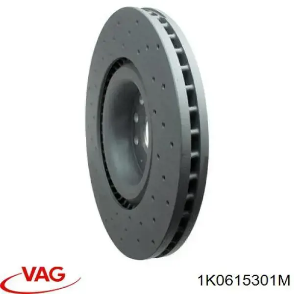 1K0615301M VAG Диск тормозной передний