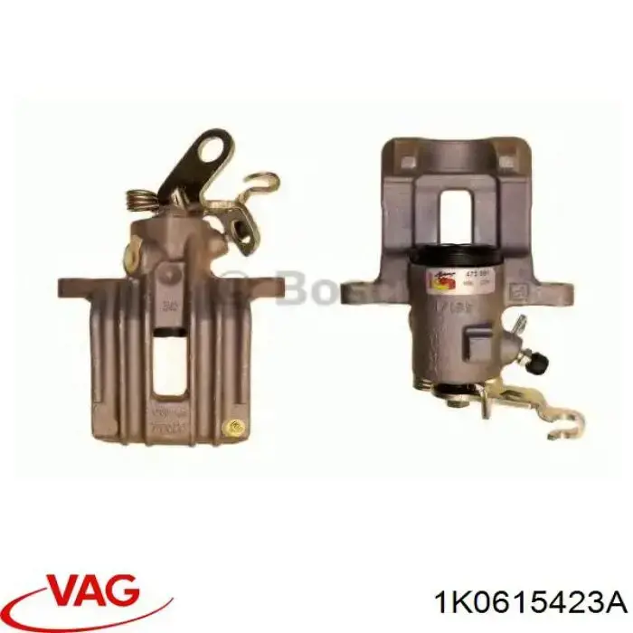 Купить 1K0615423A VAG Суппорт задний левый