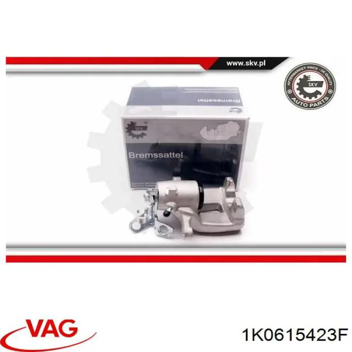Суппорт тормозной левый задний VAG 1K0615423F