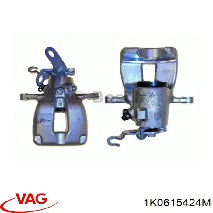 1K0615424M VAG Суппорт тормозной задний правый