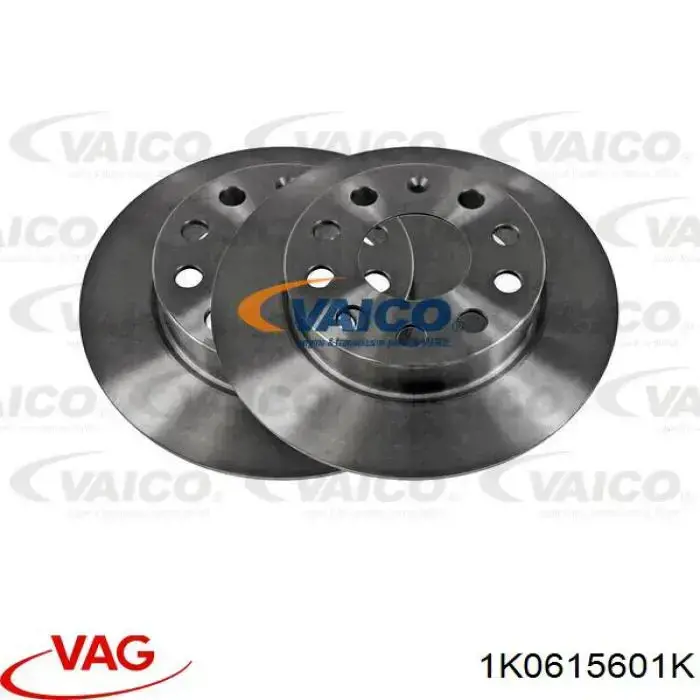 Задний тормозной диск VAG 1K0615601K цена, от 11.85 USD