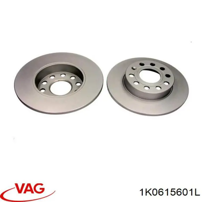 Задний дисковый тормоз VAG 1K0615601L