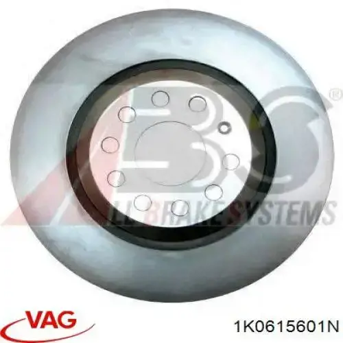 Тормозные диски 1K0615601N VAG