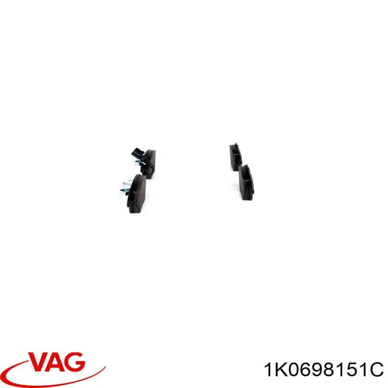 Колодки VAG 1K0698151C цена, от 23.47 USD