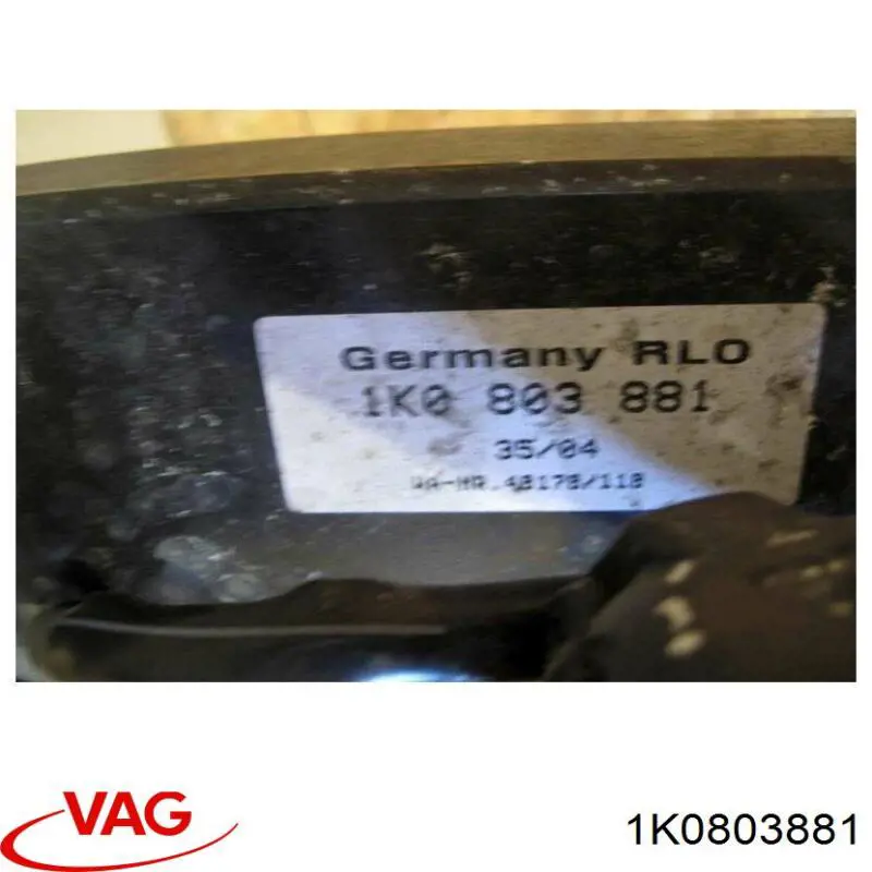 1K0803881 VAG фаркоп (шар прицепного устройства)