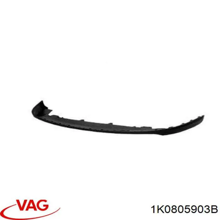 Спойлер переднего бампера 1K0805903B VAG