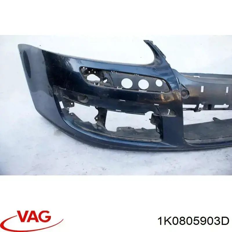 Спойлер переднего бампера 1K0805903D9B9REF VAG