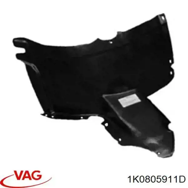 Подкрылок крыла переднего левый VAG 1K0805911D цена, от 11.93 USD