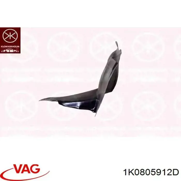 Подкрылок крыла переднего правый передний VAG 1K0805912D цена, от 7.29 USD