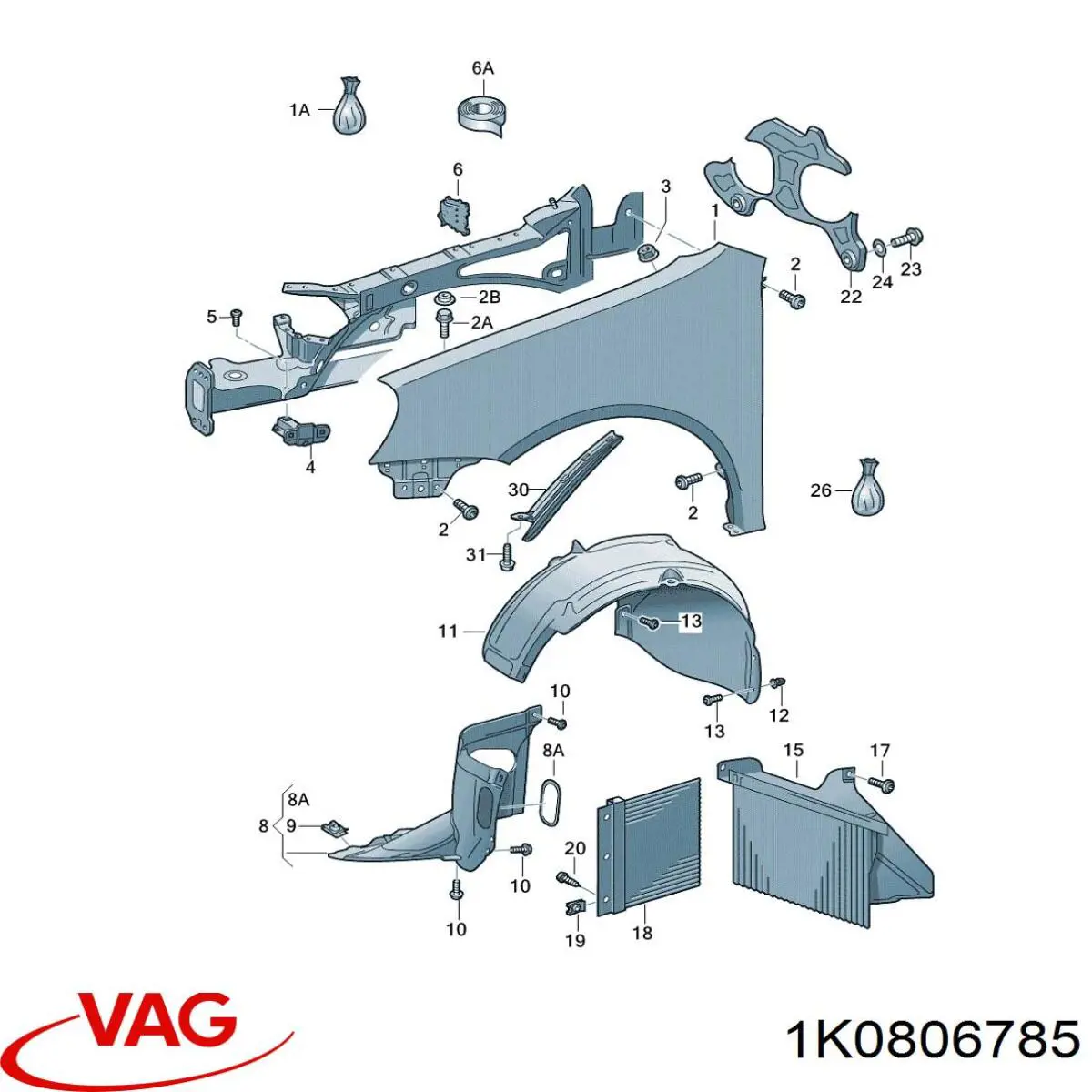 1K0898085 VAG 