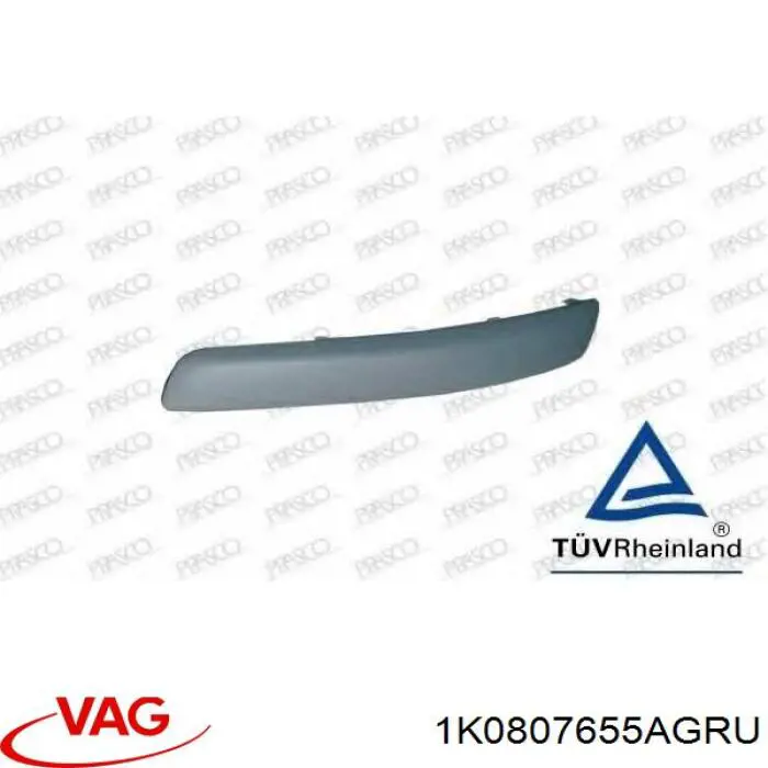 PVW99014MAL Signeda Молдинг бампера переднего левый