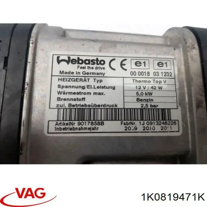  1K0819471K VAG