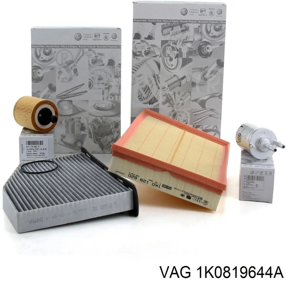 Фильтр салона 1K0819644A VAG