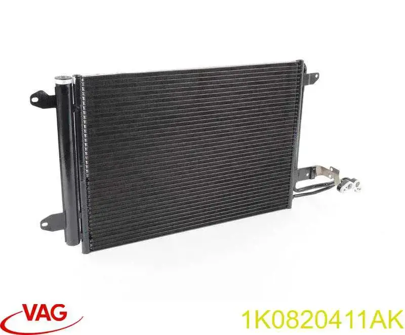 1K0820411AK VAG radiador de aparelho de ar condicionado