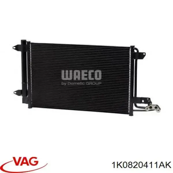 Радиатор кондиционера 1K0820411AK VAG