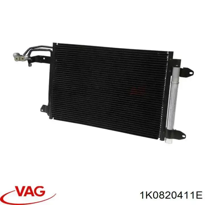 Радиатор кондиционера 1K0820411E VAG