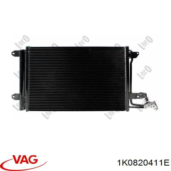 Купить 1K0820411E VAG Радиатор системы охлаждения кондиционера