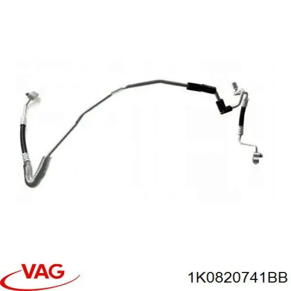 1K0820741BB VAG Manguera De Aire Acondicionado, Desde Deshumificador Hasta Evaporador original y equivalente