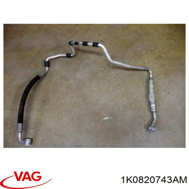 1K0820743AM VAG Шланг кондиционера, от осушителя к компрессору