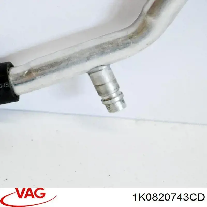 1K0820743CD VAG шланг кондиционера, от испарителя к компрессору