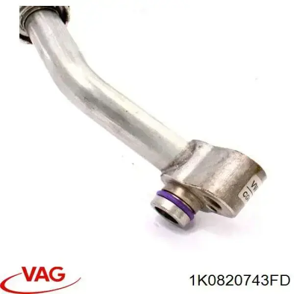 Шланг кондиционера, от испарителя к компрессору 1K0820743FD VAG