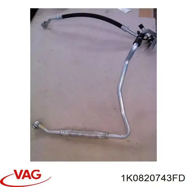 Шланг кондиционера, от испарителя к компрессору VAG 1K0820743FD цена, от 12.64 USD
