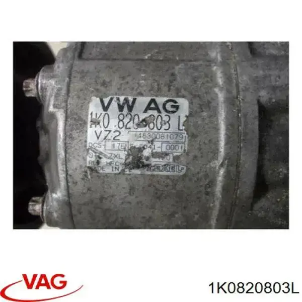 Компрессор системы кондиционирования VAG 1K0820803L цена, от 107.69 USD