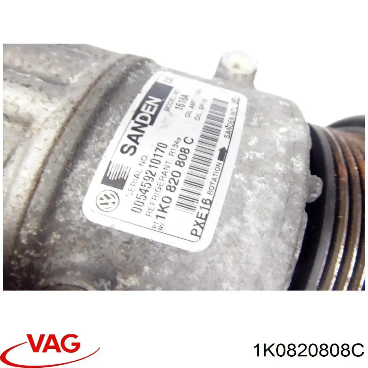 Компрессор кондиционера 1K0820808C VAG
