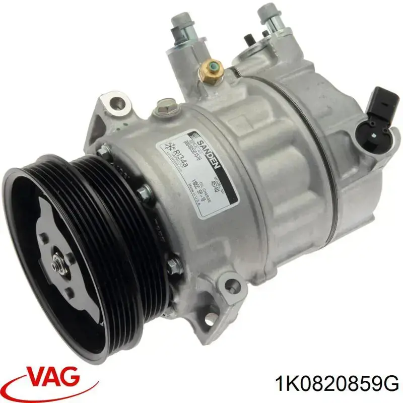 Компрессор системы кондиционирования VAG 1K0820859G цена, от 152.03 USD