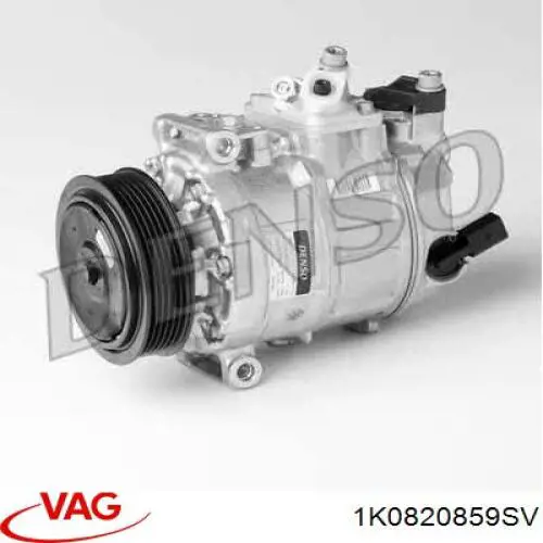 Компрессор кондиционера 1K0820859SV VAG