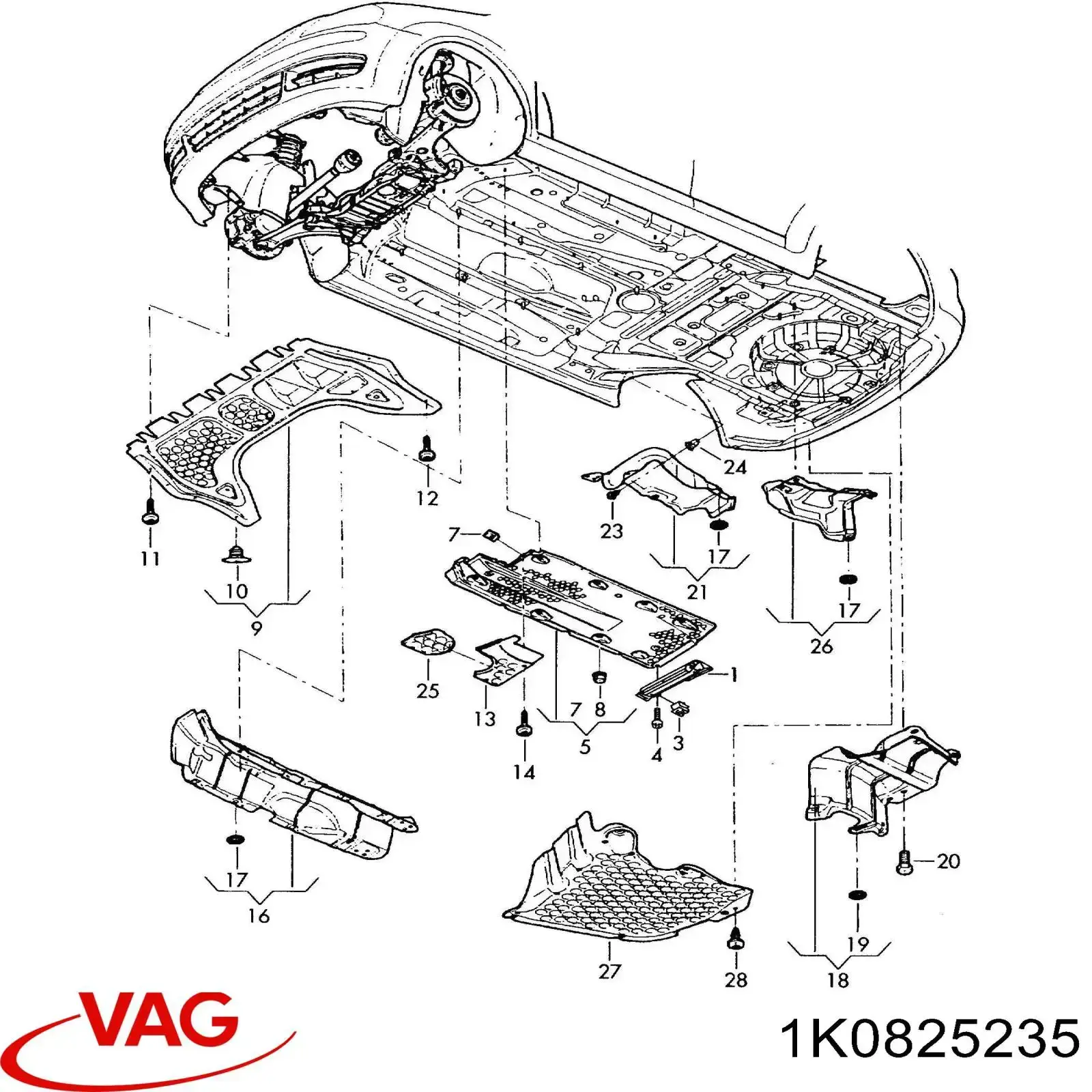  VAG 1K0825235 цена, от 31.67 USD