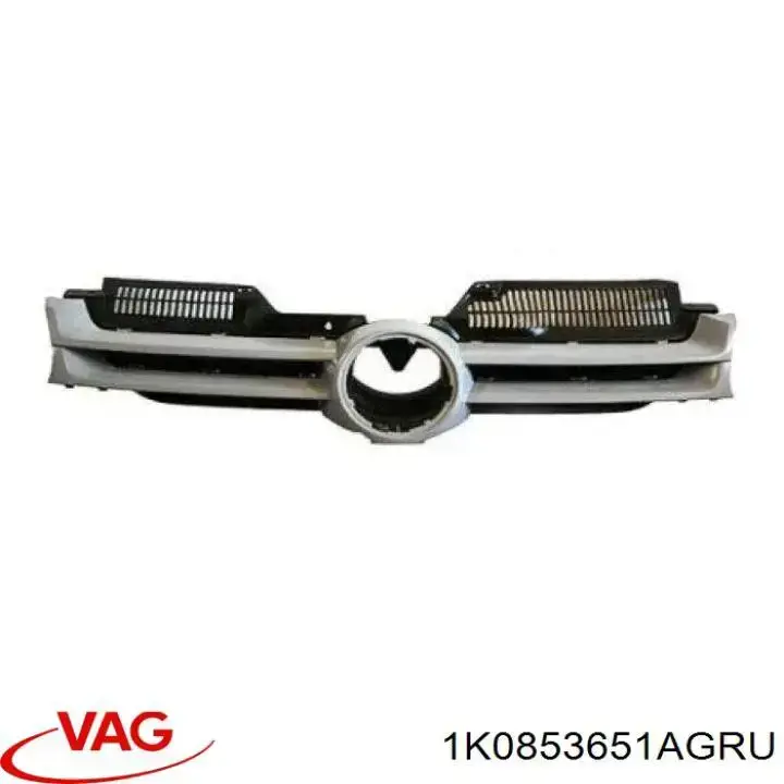 Купить 1K0853651AGRU VAG Решетка радиатора