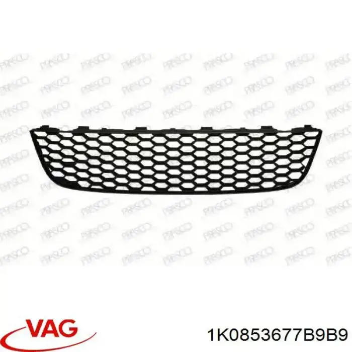 Решетка бампера переднего центральная VAG 1K0853677B9B9 цена, от 6.65 USD