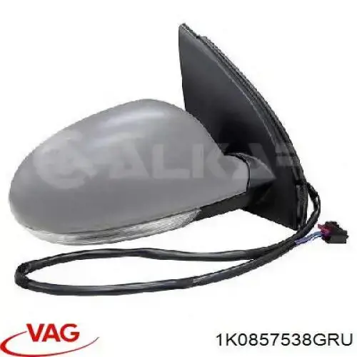 Накладка правого бокового зеркала VAG 1K0857538GRU цена, от 11.92 USD
