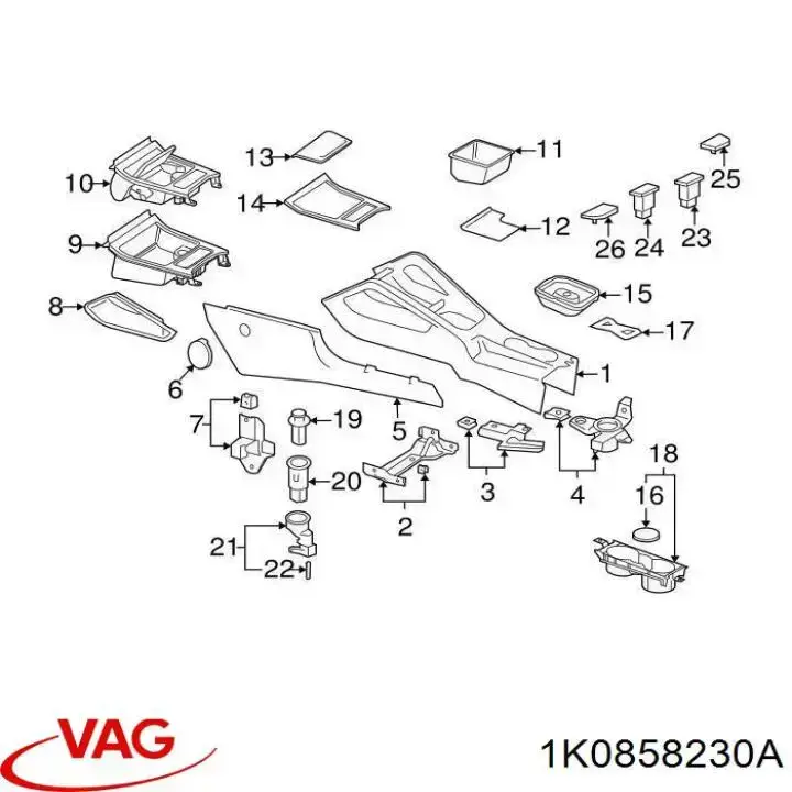  1K0858230A VAG