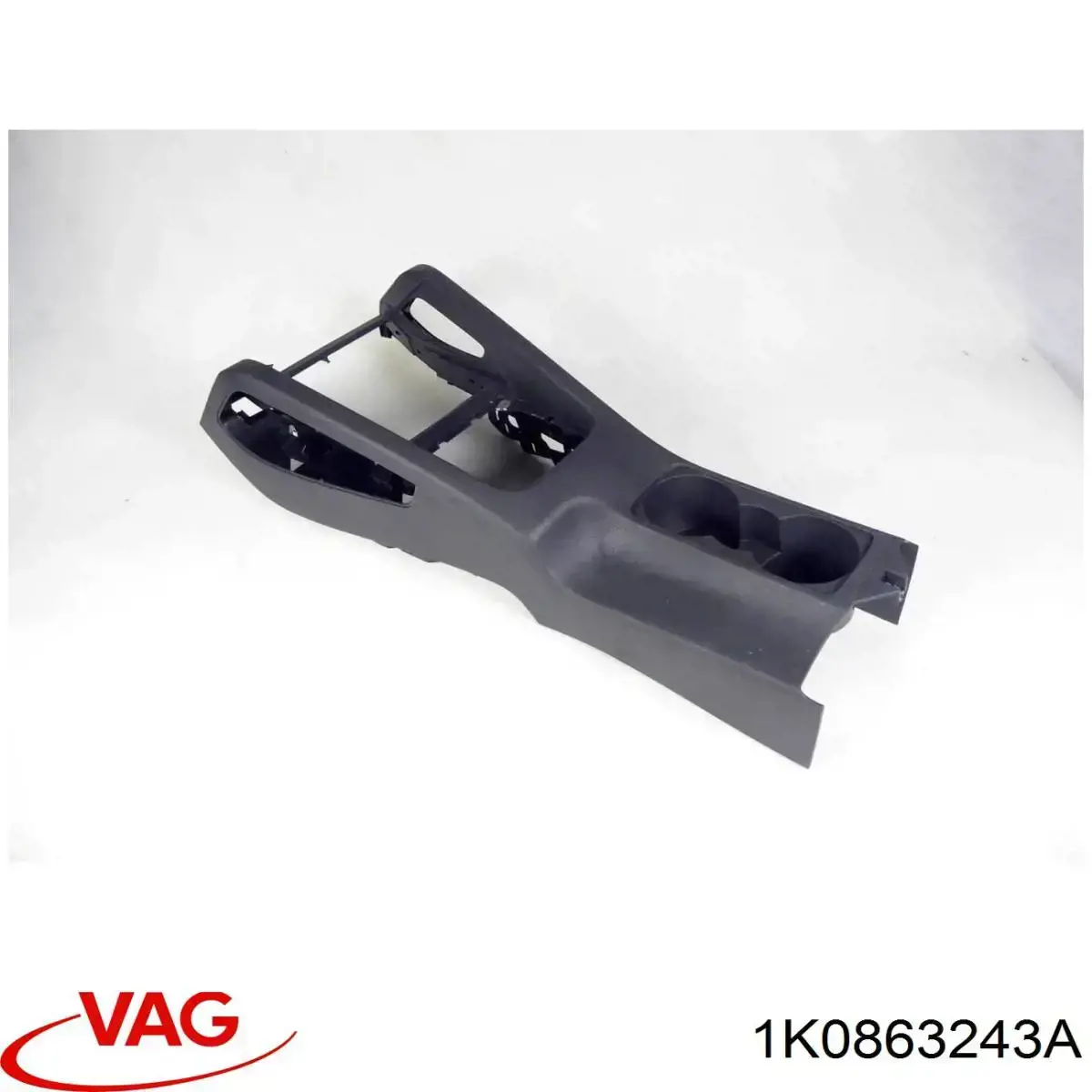 1K0863243A VAG Консоль центральная панели управления