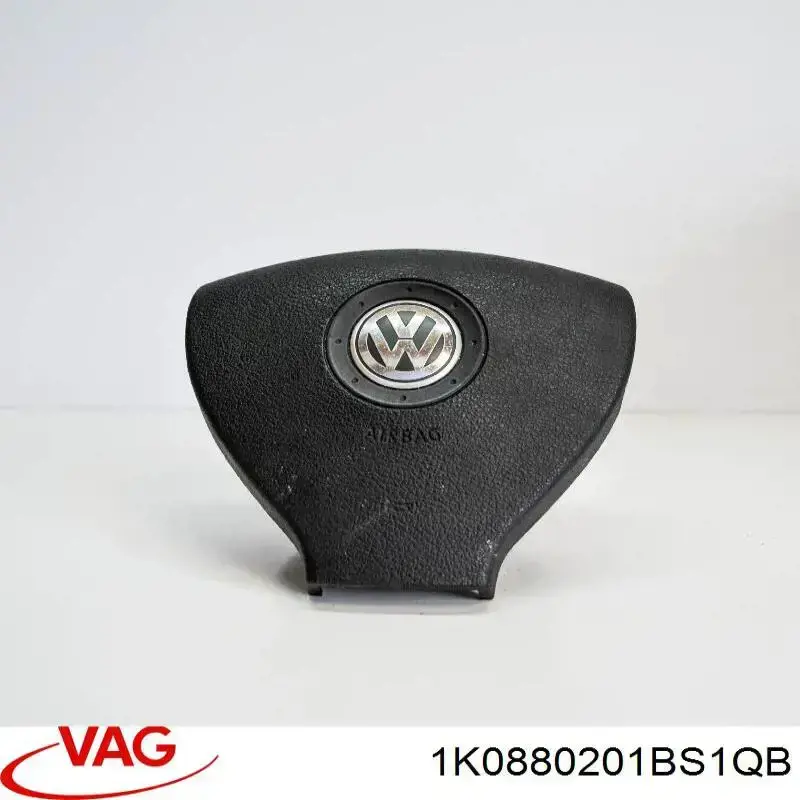 Подушка безопасности (AIRBAG) водительская на Volkswagen Golf Plus V 